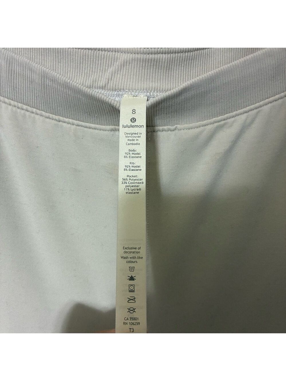 Lululemon Every Moment Pant Women’s 8 Vapor Athletic Yoga Gym High Rise - Picture 12 of 13